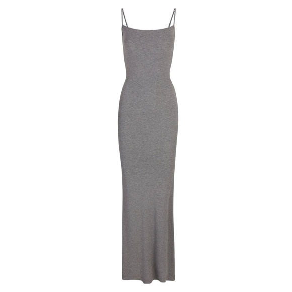 1. NWOT SKIMS SOFT LOUNGE LONG SLIP DRESS - Picture 1 of 9